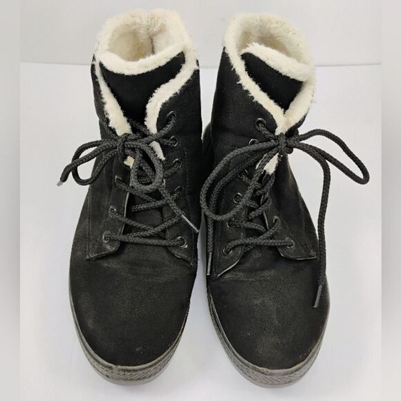 SQL Winter Boots Fauz Fur lined size 7.5 / 39 - Picture 4 of 16